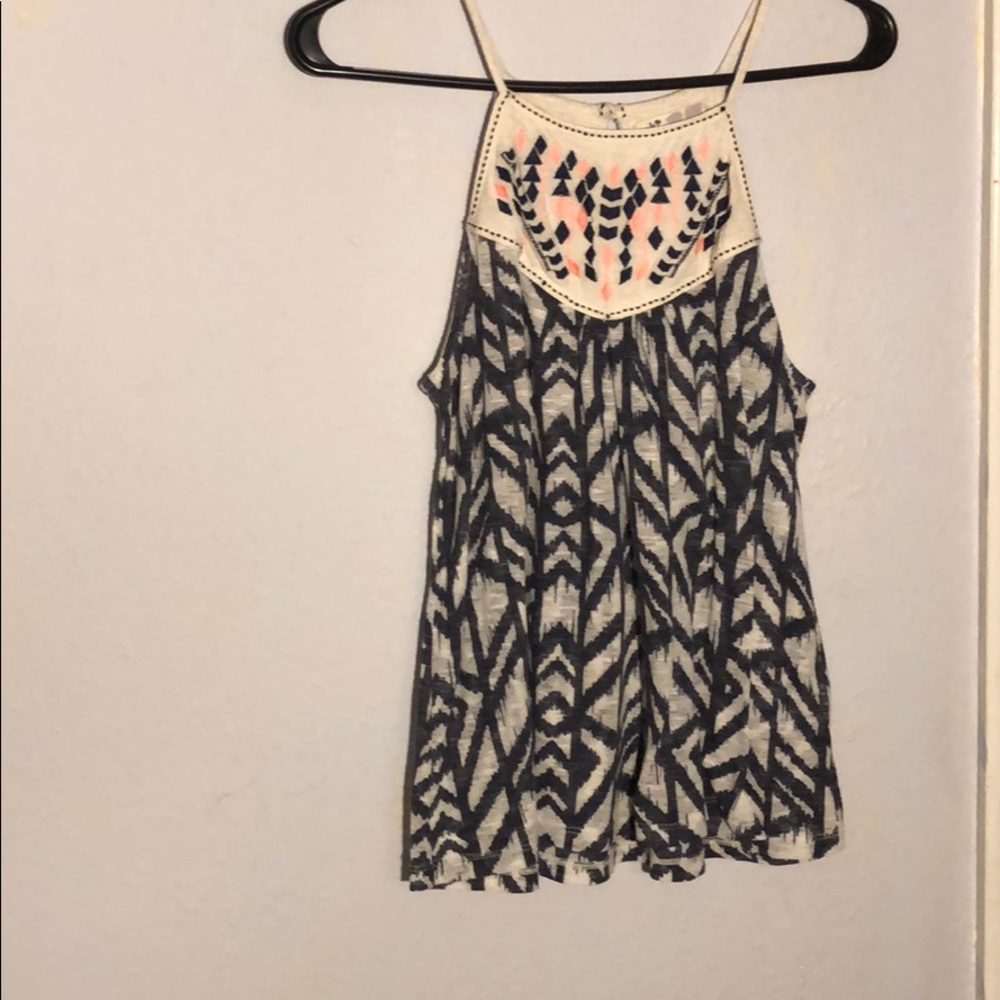 Blue pattern shirt